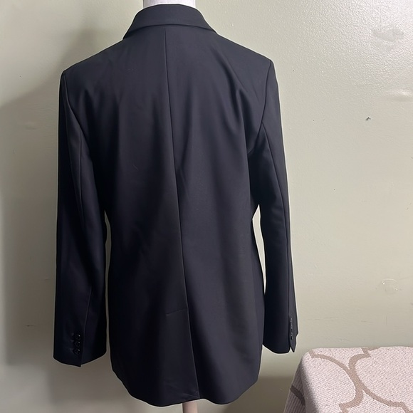 Chico's Black front pockets 2 button closure blazer jacket, Chico’s size 1, M, 8 - Picture 8 of 13